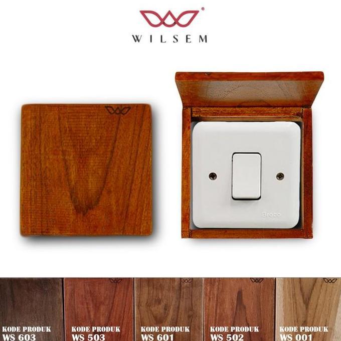 Frame Saklar Lampu Kayu Jati Asli 100% 3D Glow in the Dark/Frame Saklar