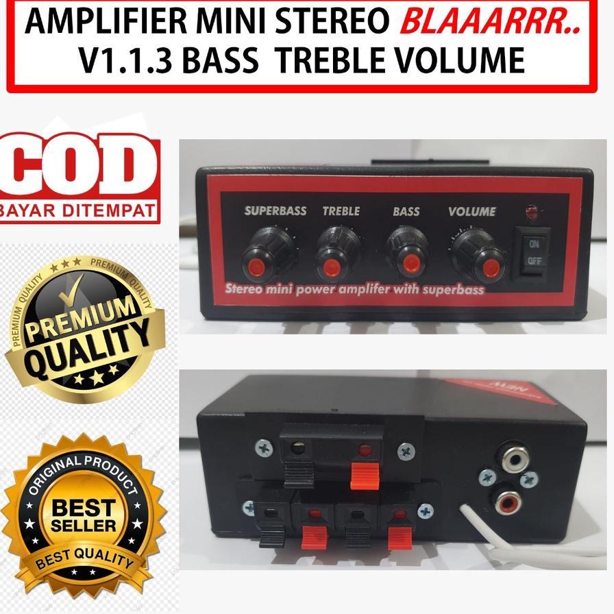 Power Amplifier Mini No 13 Bluetooth - Power Ampli 4 Chanel - Bisa Cod