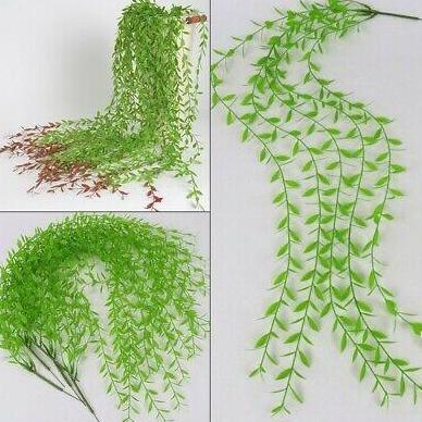 daun hias dekorasi daun lee kwan yew daun rambat plastik daun sulur