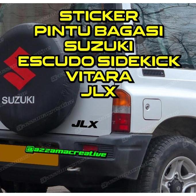 Stiker Suzuki Escudo JLX Vitara Sidekick