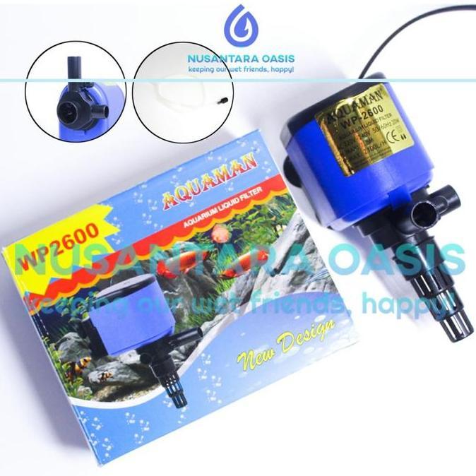 Yujitaro- Pompa Celup Aquaman Wp 2600 Wp-2600 Aquarium Aquascape Low Watt/Rendah