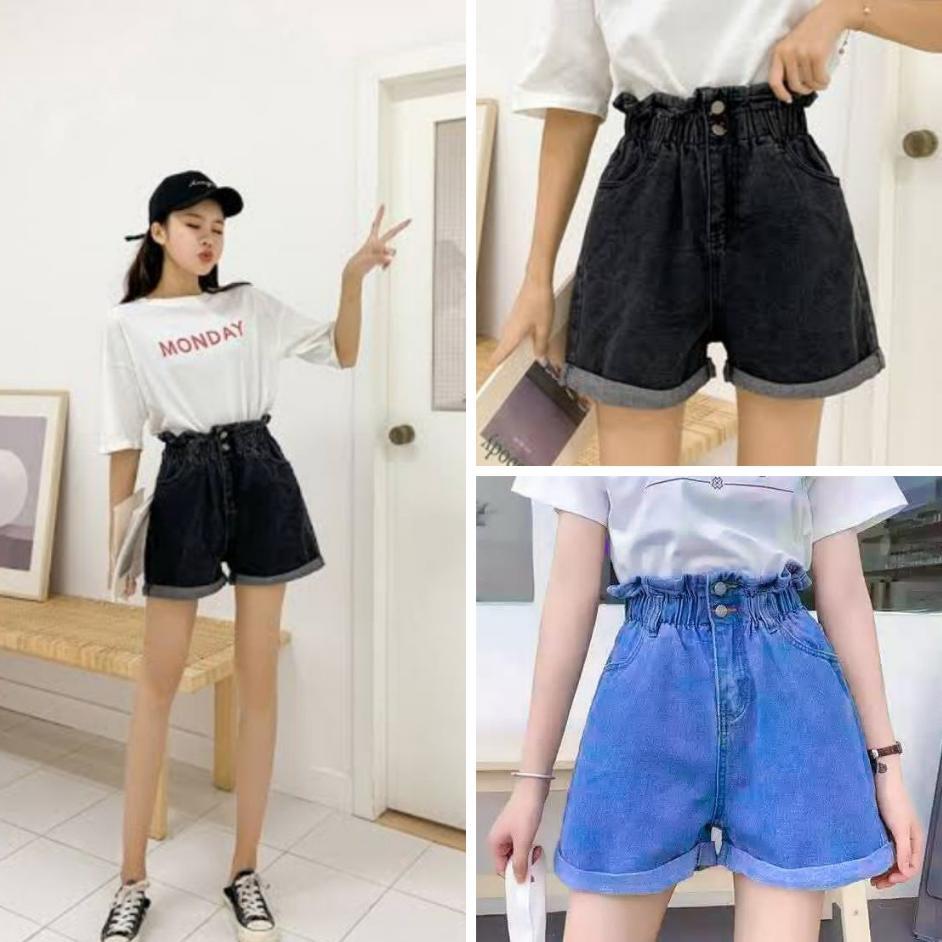 Summer Zolza Hot Pants Jeans Kancing 2 Korean Style