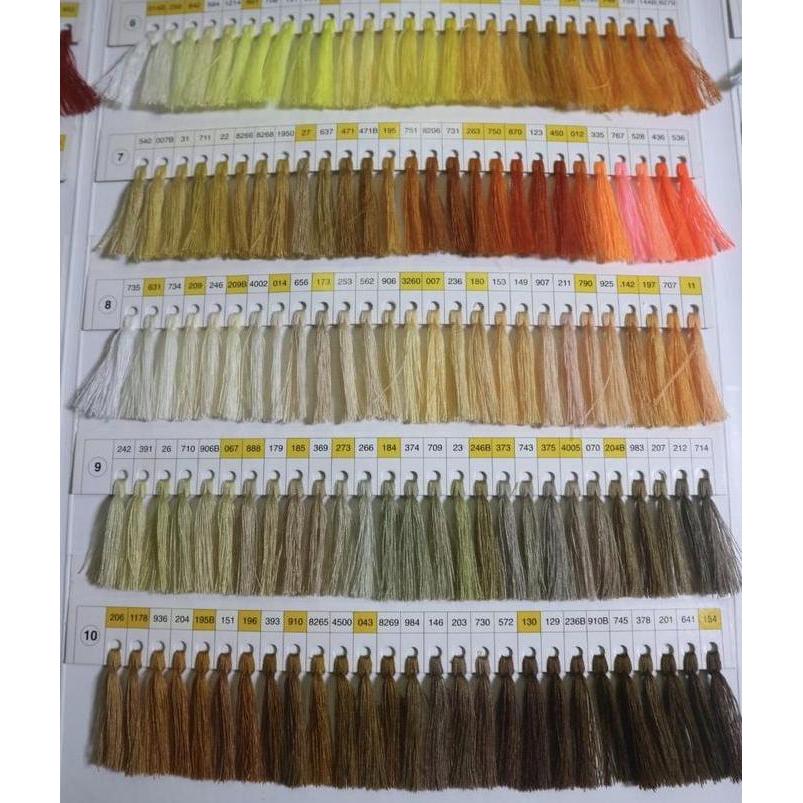 Lansungaja- Benang Jahit Extra Warna Campur Satu Lusin