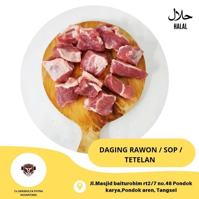 Beff- Daging Tetelan Rawon - Daging Kepala Sapi