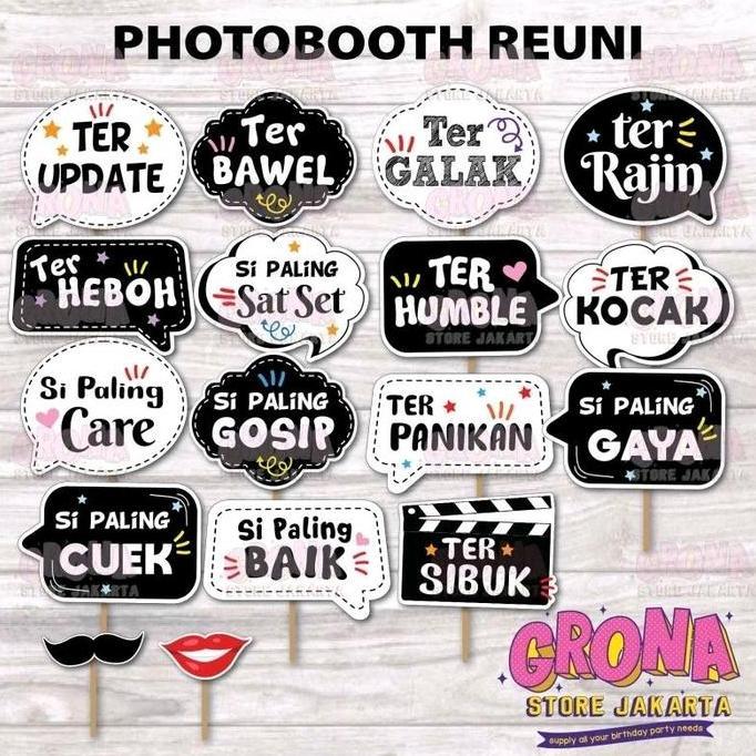 ReuniFunPropsPhotoboothPropertyReuniAccFotopropertiPhotobooth Accessories GM