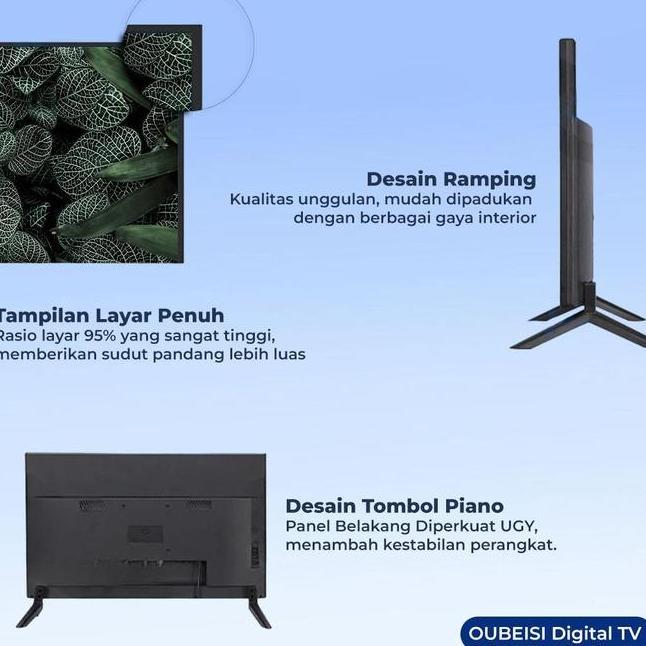 Oubeisi Tv Led 22 Inch Tv Led Dital Tv Tei El Garansi 3 Tahun
