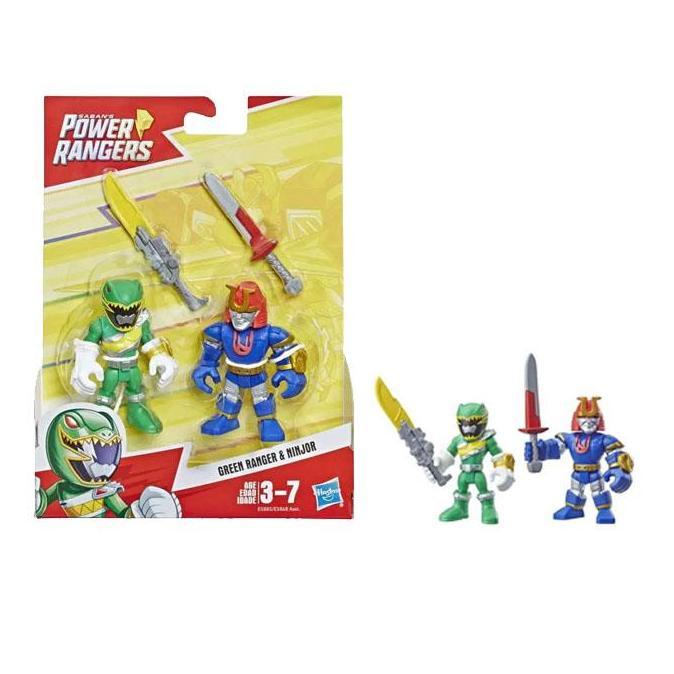 Power Rangers Playskool Heroes Green Ranger & Ninjor 2-Pack Figure