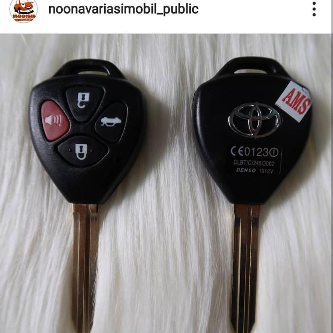casing kunci remote toyota innova fortuner 4 tombol
