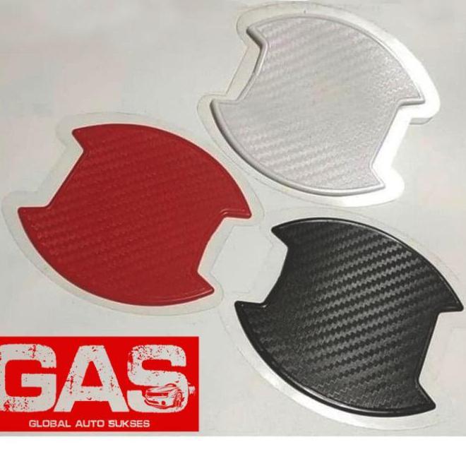 Pelindung Gagang Pintu Mobil Door Handle Protector Carbon Honda Brio