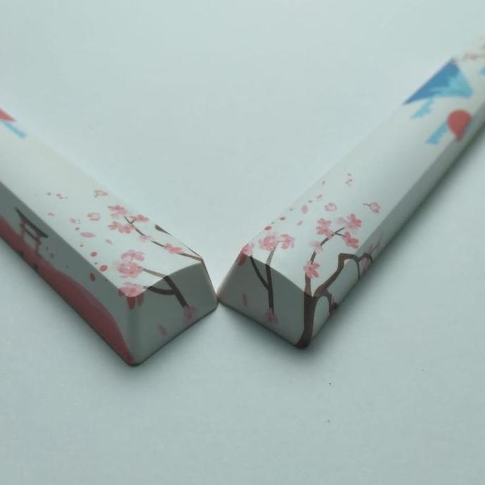 Keycaps Spacebar Fuji Sakura Japan Theme OEM Peofile 6.25u