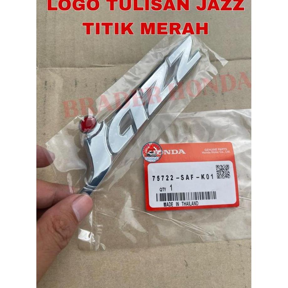 LogoEmblemPintuBagasiTulisanNamaMobil Titik Merah Hitam BiruBelakang Jazz Old Gd3 Idsi Vtec 2003 200