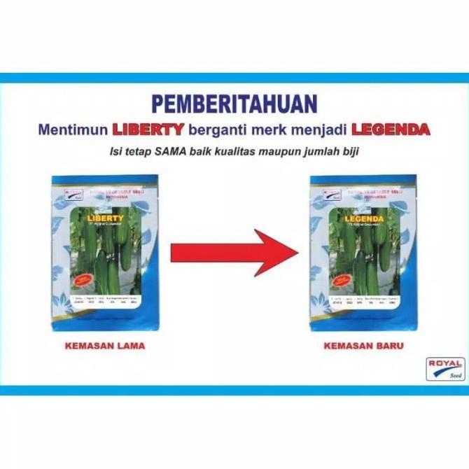 benih timun hijau hibrida LEGENDA F1 LIBERTY