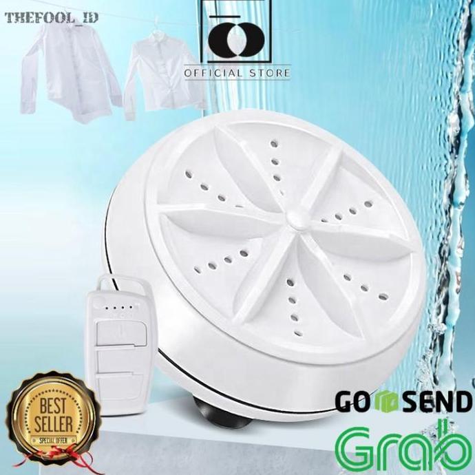 QUIR Mesin Cuci Ultrasonic Mini Portable - Ultrasonic Turbin Wash TF