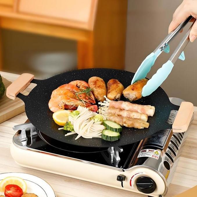 SEDANG Multi-fungsi Gandum Batu Kompor Elektromagnet Korea Panggang Non-stick Pot Korea Panggang Pir