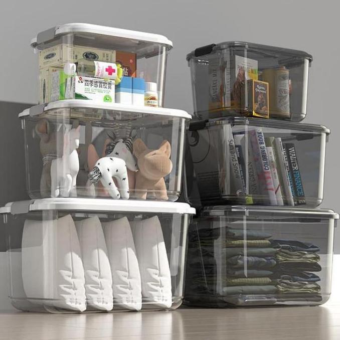 BAKUL Container Box Kecil Tempat Penyimpanan Multifungsi Untuk Rumah Kotak Penyimpanan Plastik