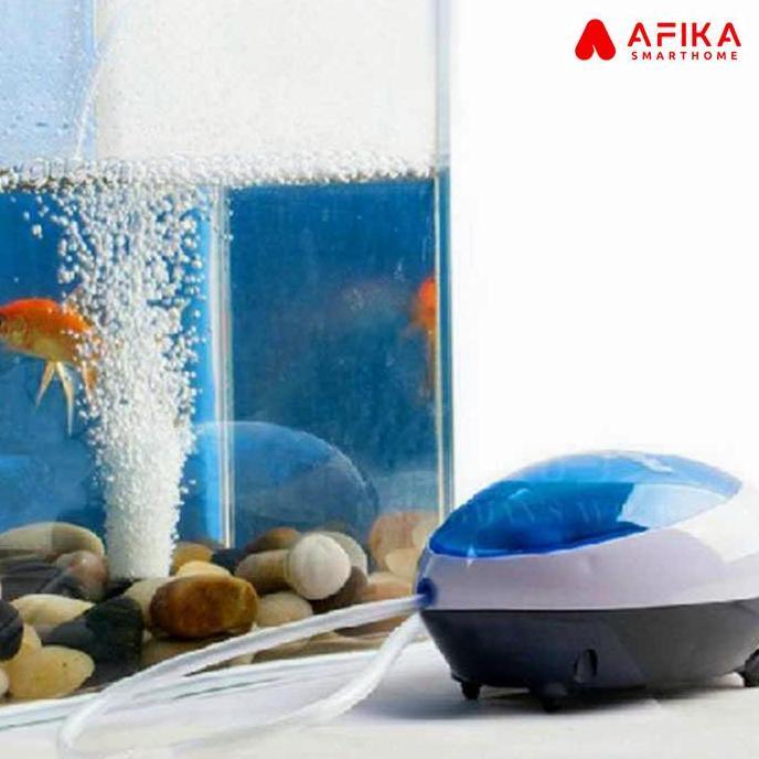 JANST Pompa Udara Aquarium Besar Akuarium Mini Pembuat Gelembung Udara