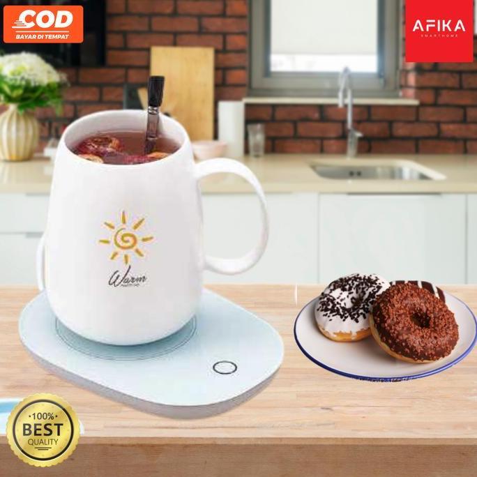 JANST Tatakan Gelas Pemanas Kopi Pemanas Air Coffee Cup Warmer Heating Pad