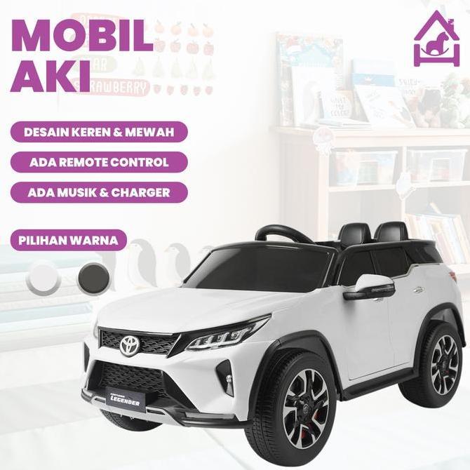 Mainan Mobil Aki Toyota Fortuner M7588