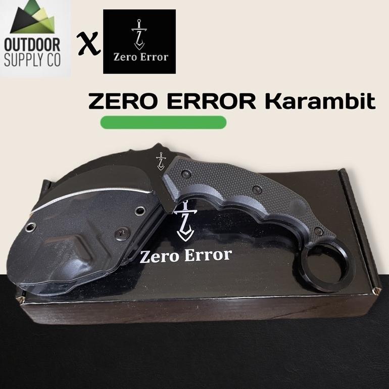 ZERO ERROR Karambit Tactical Blade Factory Precision Knife W/ Holster