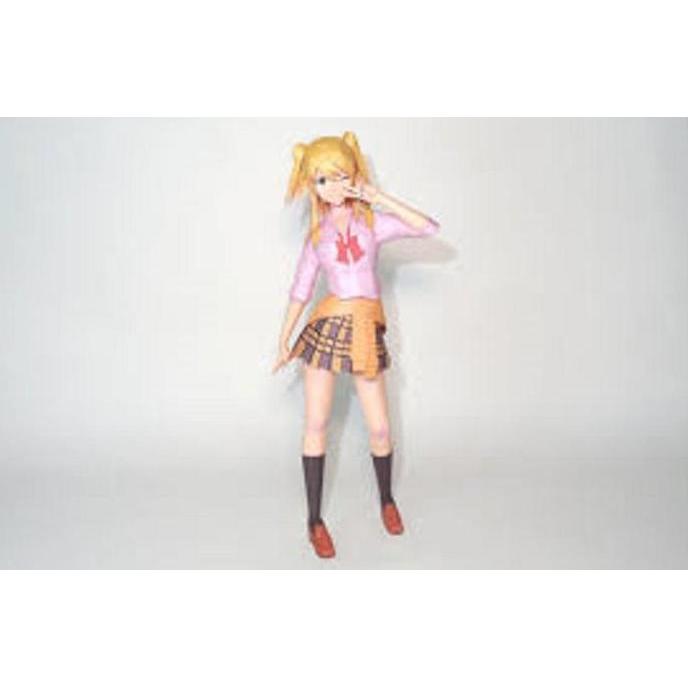 DIY Papercraft Pola figure anime Aihara YUzu (DIY=Kertas)