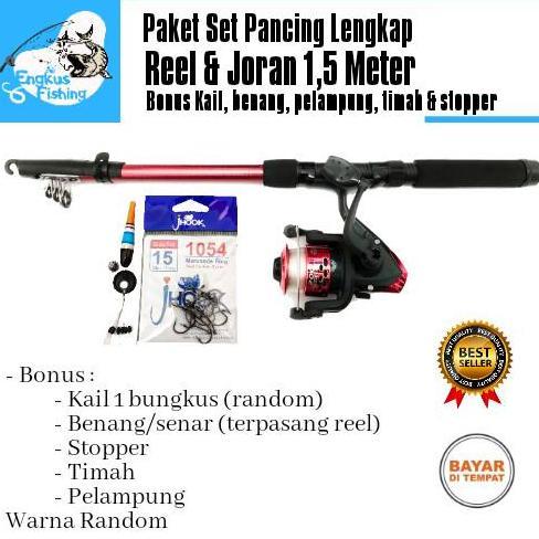 Mantap- Pancing Pancingan Ikan Set 5 Bearing