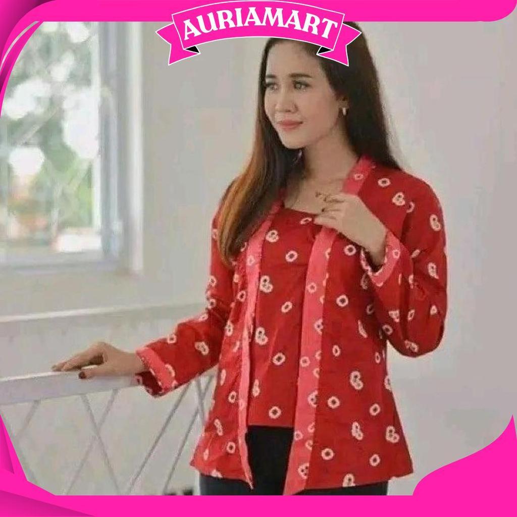 Batik Kebaya Kutubaru Jumputan Wanita Size Jumbo Solo GBM Promo