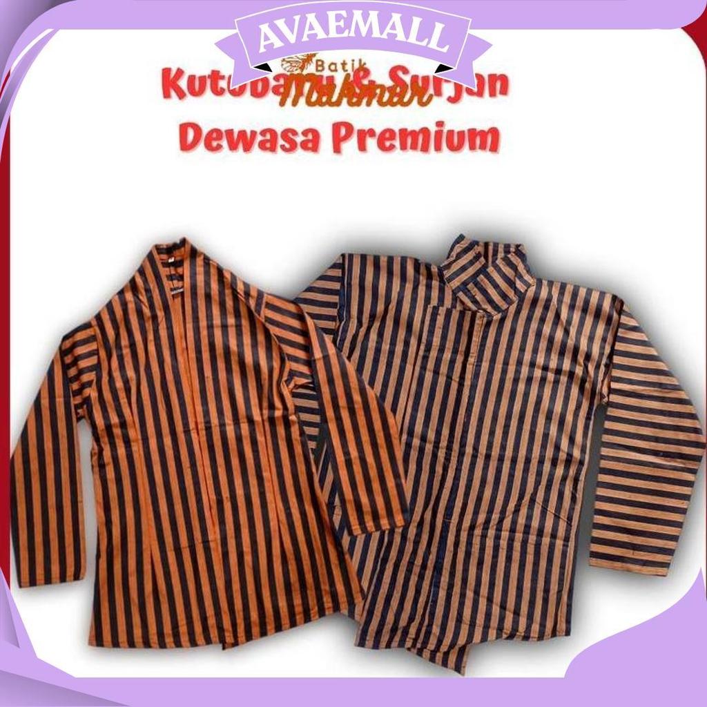 Surjan Kebaya Lurik Kutubaru Pria Wanita Bahan Premium Halus Alusan GBM Terbaru