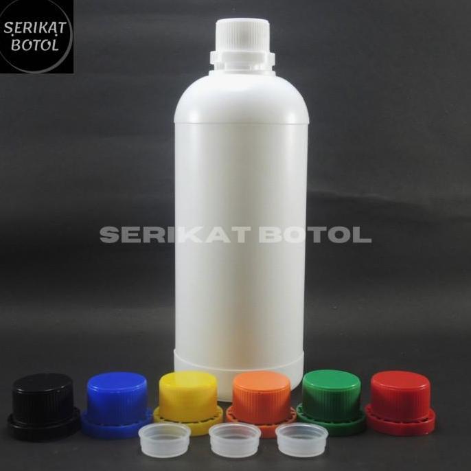 BOTOL AGRO 1 LITER HDPE LABOR PUTIH 1000ML /BOTOL PLASTIK AGRO 1000 ML
