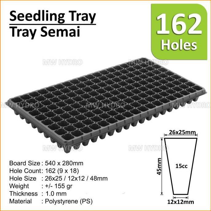 Tray Semai / Seedling Tray - 162 lubang