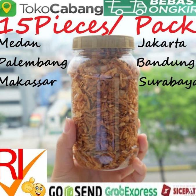 Ort- Toples Plastik Pet 500Ml 15Pieces Jar Botol 500 Ml