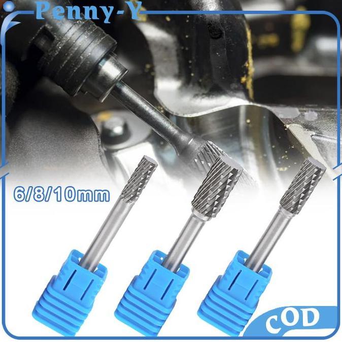 SAND 6/8/10mm Mata Tuner Porting Rotary Alat Tuner Mata Bor Penghalus Besi Gerinda Rotary File