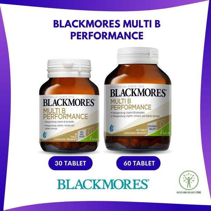 Haarvitamine- Blackmores Executive B Multi B Performance B Complex Kompleks 60 Tablet 30 Tablet