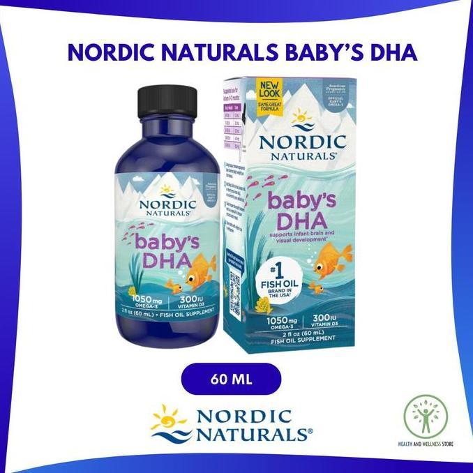 Haarvitamine- Nordic Naturals Baby'S Dha Baby Dha Babys Dha 60 Ml Omega 3 D3 Bayi Vitamin