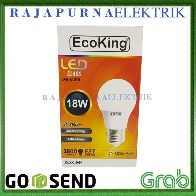 Lichtx- Lampu Led 18W - 18 Watt Ecoking Super Terang - Tahan Lama