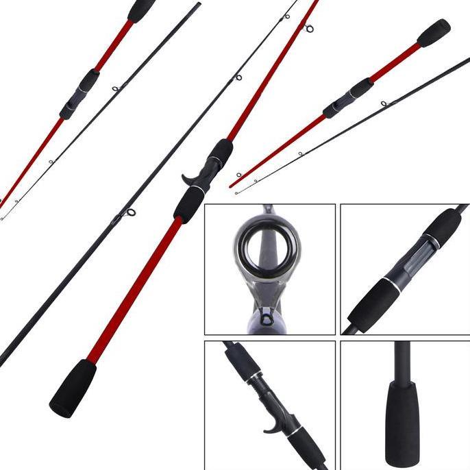 Murah Joran Murah Cuci Gudang Promo/2.1M Joran Pancing 1.6M 1.8M Carbon Asli Kuat 30Kg Pancing Lengk