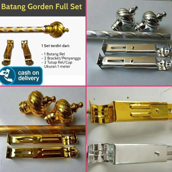 Flmy- Batang Hordeng Jendela Batang Hordeng Pintu Tiang Hordeng Rell Gorden