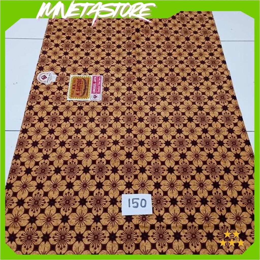 Kain Batik H Santoso AA Unggul Jaya | Batik Sogan Motif Sidomulyo Parang Kusumo Mukti GBM Terbaru