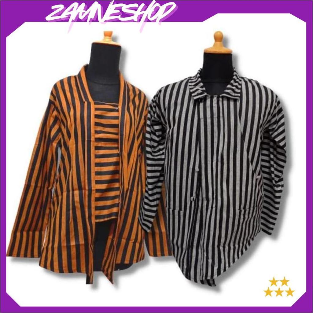 Surjan Kebaya Lurik Kutubaru Pria Wanita Bahan Premium Halus Alusan GBM COD