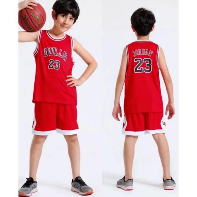 Setelan Jersey Baju Basket Anak Kids Jersey Basketball