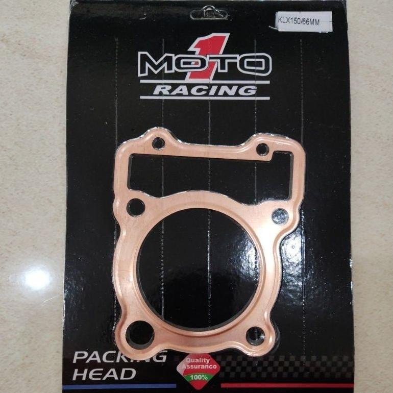 paking blok head Tembaga Kawasaki KLX 150 63 66 67 68 70 72 moto1 racing 0.5mm kop cylinder Block he