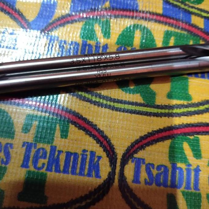 Center Drill Long Hss Yamawa 3,5 X118X5,8 Bor Center Extra Long Yamawa
