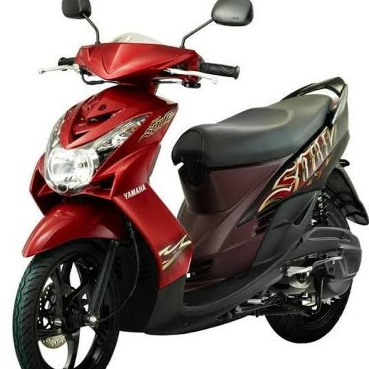 SPAKBOR DEPAN PUTIH MIO SOUL KARBURATOR 2008 - 2012