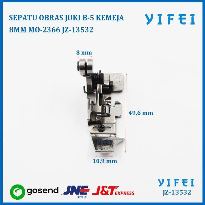 118-77552 Sepatu Mesin Obras JUKI MO-2416 2516 Benang 5 YIFEI-13532