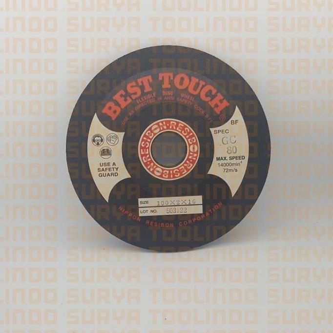 Nippon Resibon Polishing Wheel GC 80 / Batu Poles 100 x 2 (4x2) GC80