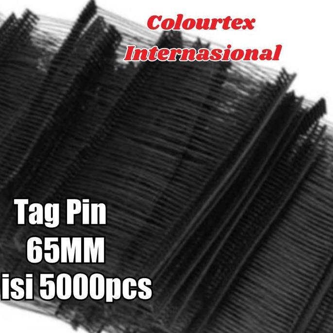 Tag Pin - Top Pin 65mm - Tali Hang Tag - Hitam