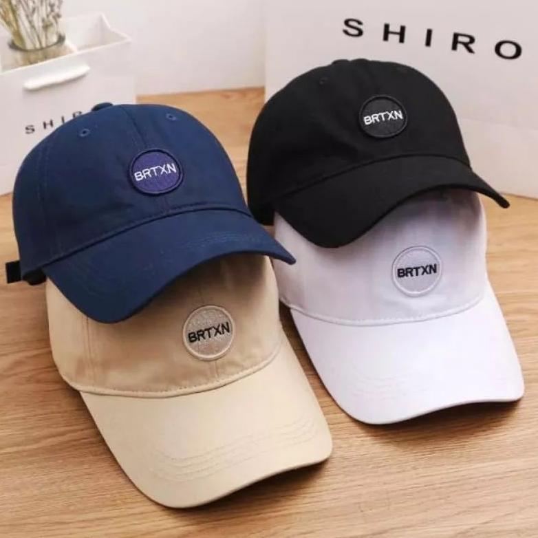SALE Topi Baseball Bordir BRTXN / Topi Pria Wanita Ring Besi Belakang **