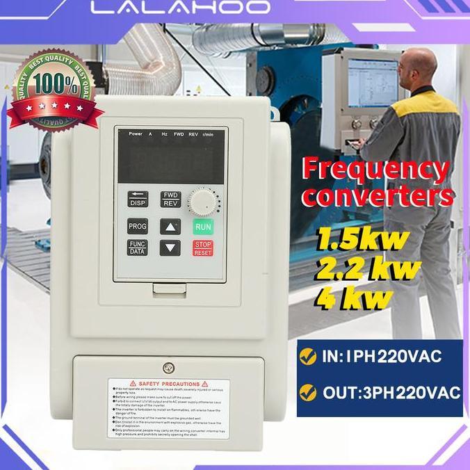 Frequency Inverter Converter VFD input 1phase 220V output 3phase 220V