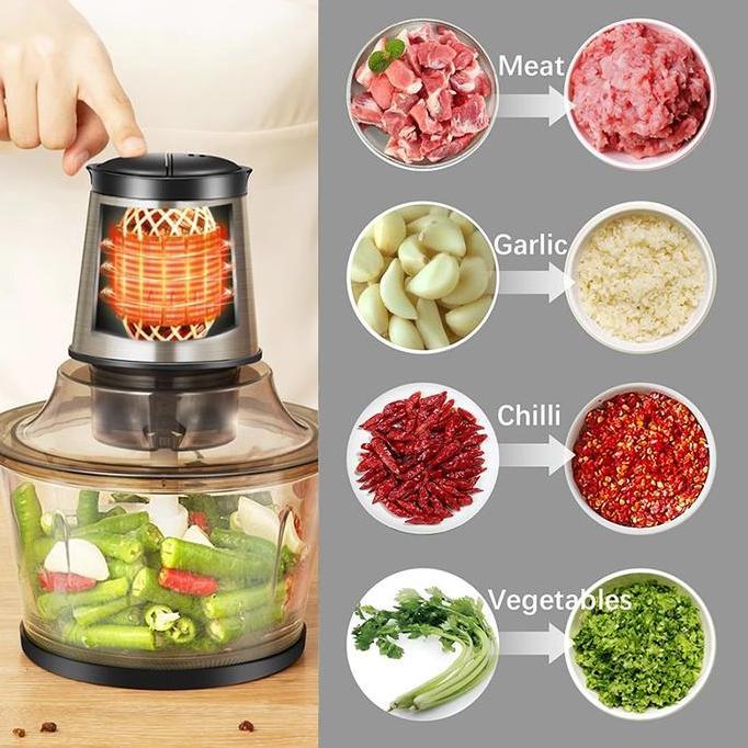 Philips Blender Chopper 2L Meat Chopper multifungsi food chopper
