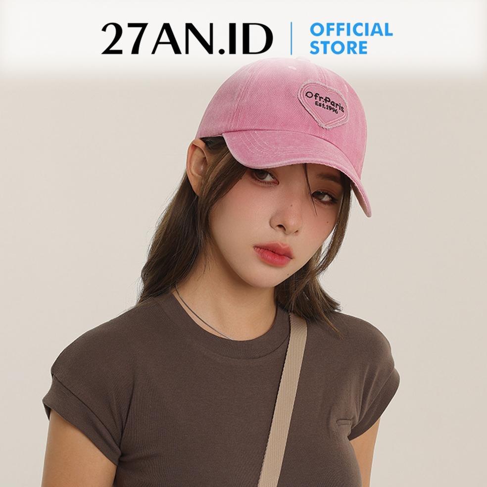 GOJEK ( 27AN.ID ) Topi Baseball H571 Baseball Cap Premium Unisex hitam Bordir original love Bahan ka