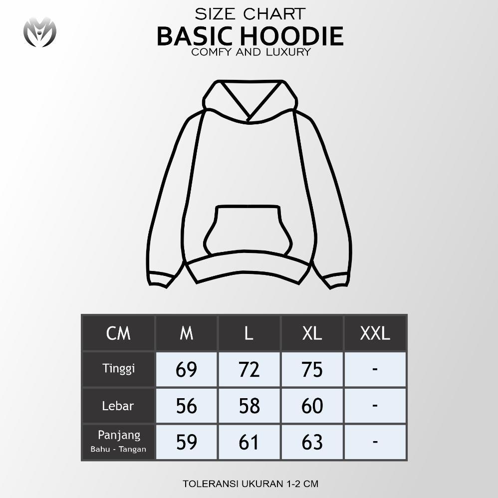 PREMIUM Moskill Pullover Hoodie Tebal Polos - Hoodie Tebal Nyaman